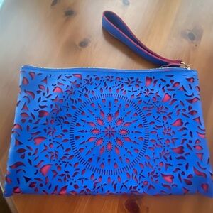Carlos by Carlos Santana Blue and Red Clutch